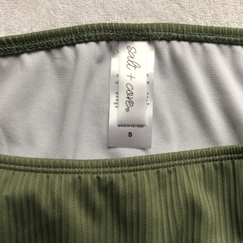 Salt + Cove Olive Green Bikini Bottom - Size XL - Picture 3 of 5